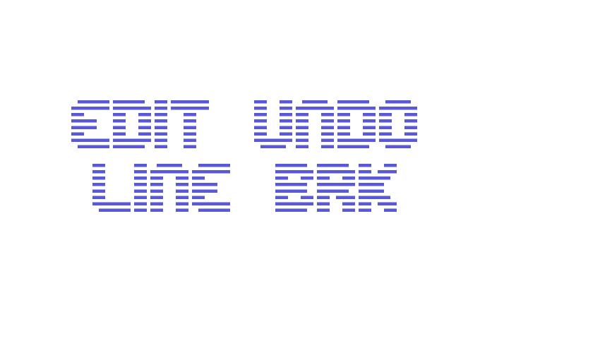 Edit Undo Line BRK Font Download