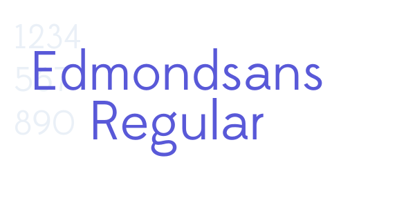 Edmondsans Regular font free