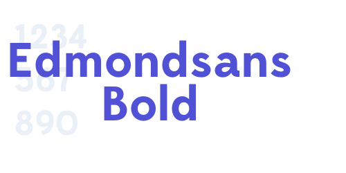 Edmondsans Bold-font-download