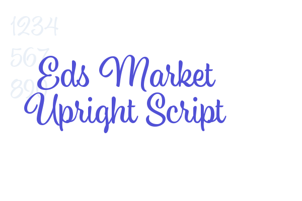 Eds Market Upright Script