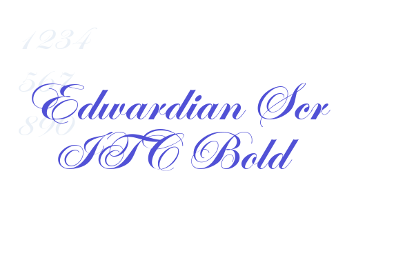 Edwardian Scr ITC Bold