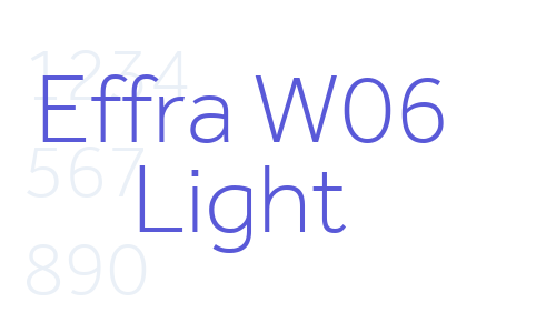 Effra W06 Light Font Download