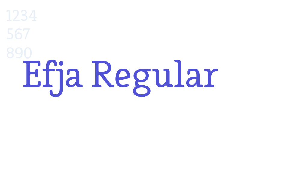 Efja Regular-font-download