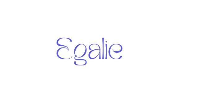 Egalie Font