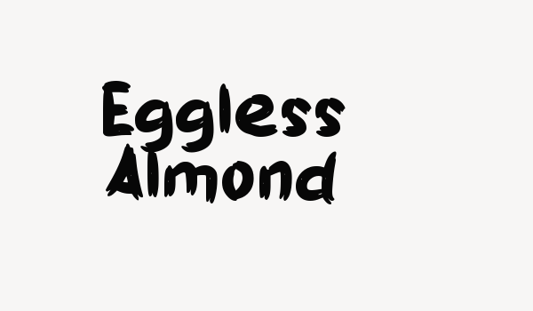 Eggless Almond Font