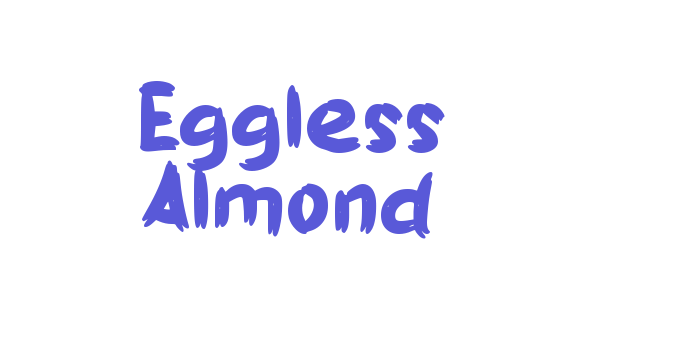 Eggless Almond Font Download