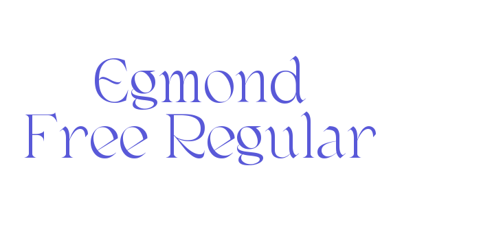 Egmond Free-Regular Font Download