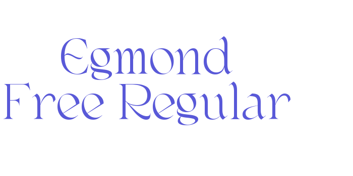 Egmond Free-Regular Font