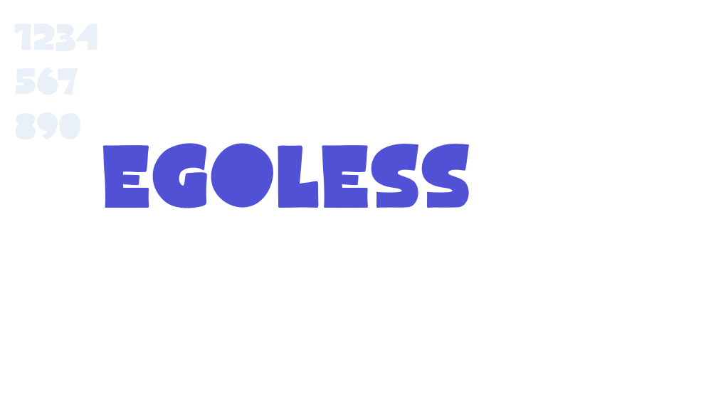 Egoless-font-download