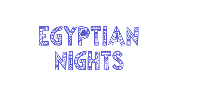 Egyptian Nights Font Download