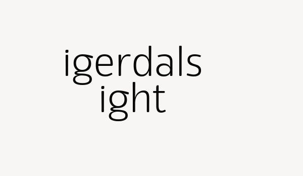 Eigerdals Light Font