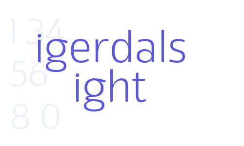 Eigerdals Light Font Download