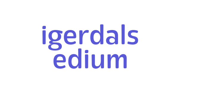 Eigerdals Medium Font Download