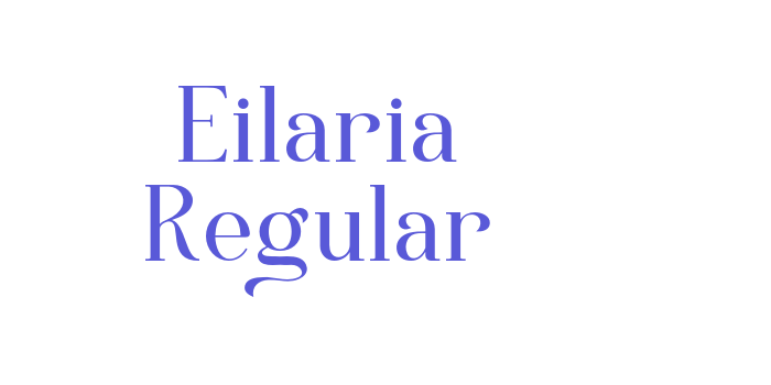 Eilaria Regular Font