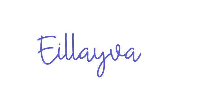 Eillayva Font