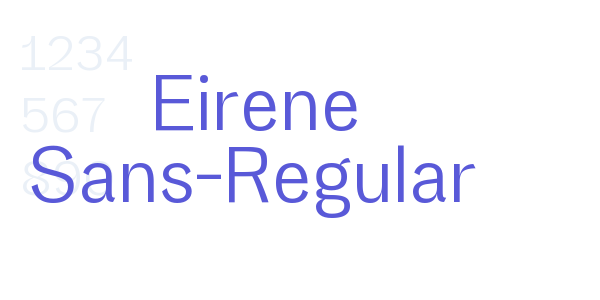 Eirene Sans-Regular font free