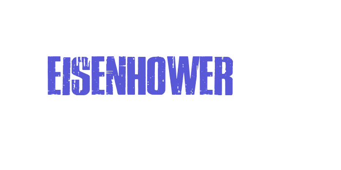 Eisenhower Font