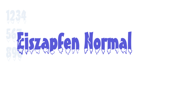 Eiszapfen Normal font free