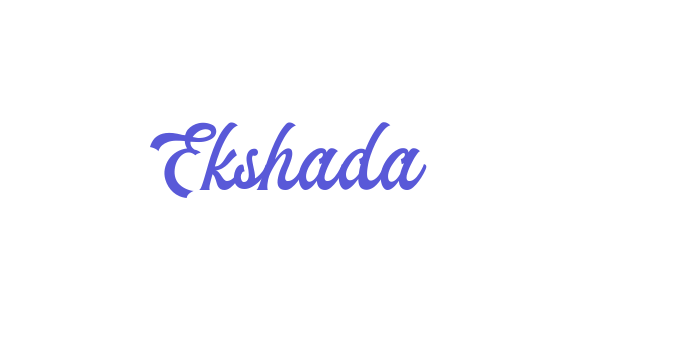 Ekshada Font Download