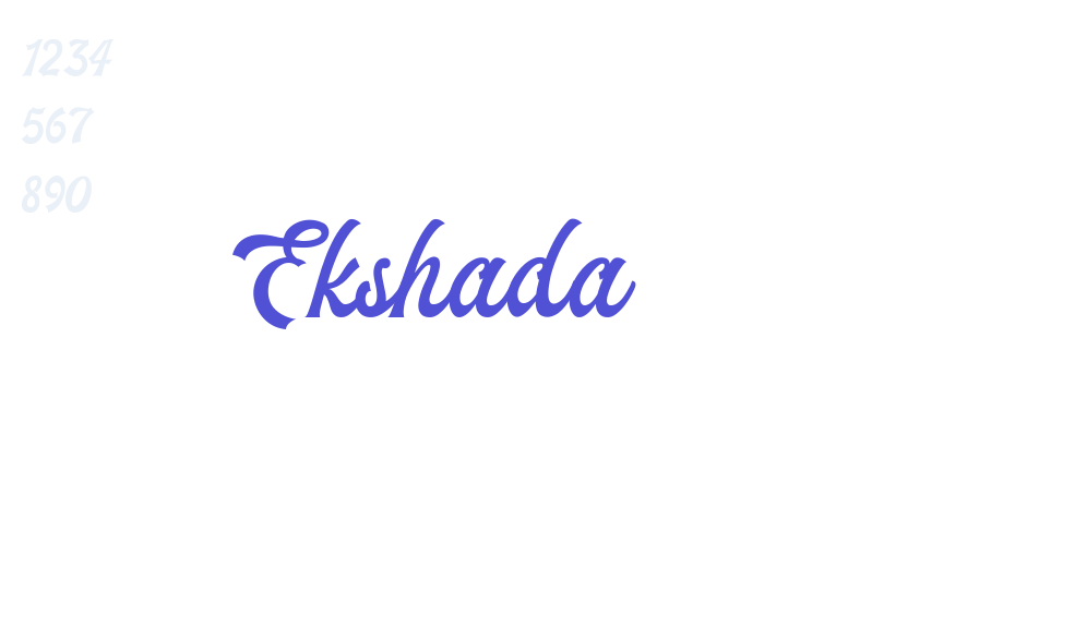 Ekshada-font-download