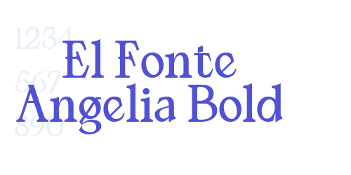 El Fonte Angelia Bold-font-download