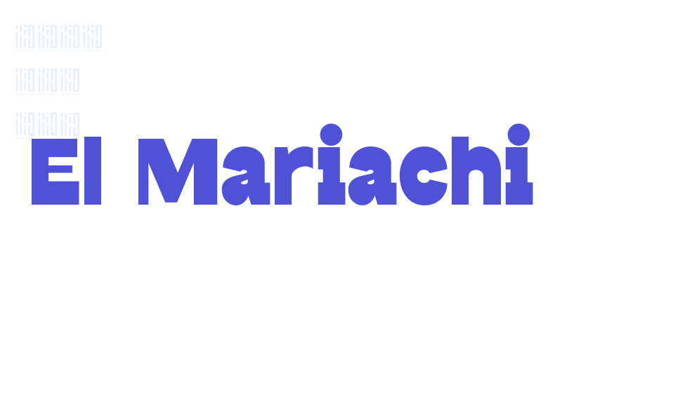 El Mariachi-font-download