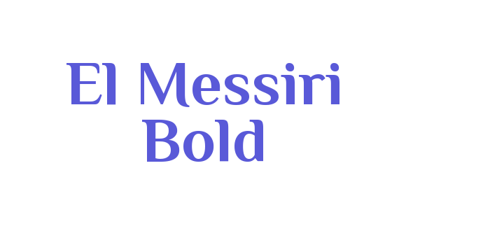 El Messiri Bold Font Download