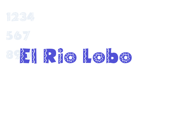 El Rio Lobo Font Download