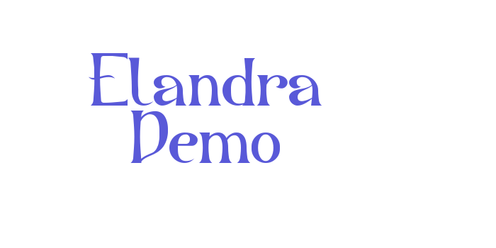 Elandra Demo Font Download