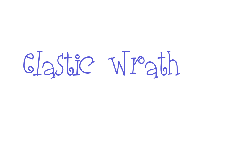 Elastic Wrath Font Download