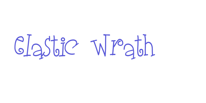 Elastic Wrath Font Download