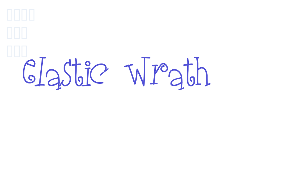 Elastic Wrath-font-download