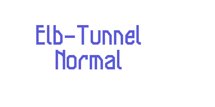 Elb-Tunnel Normal Font Download