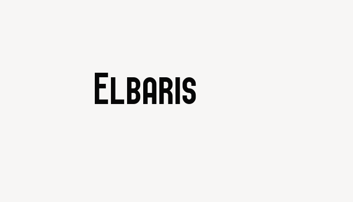 Elbaris font download