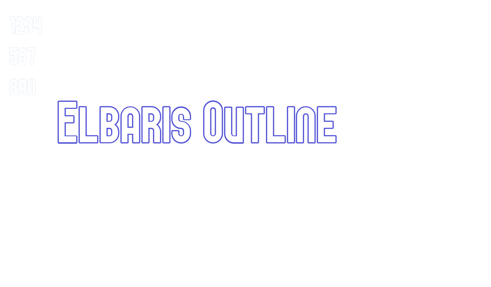 Elbaris Outline-font-download