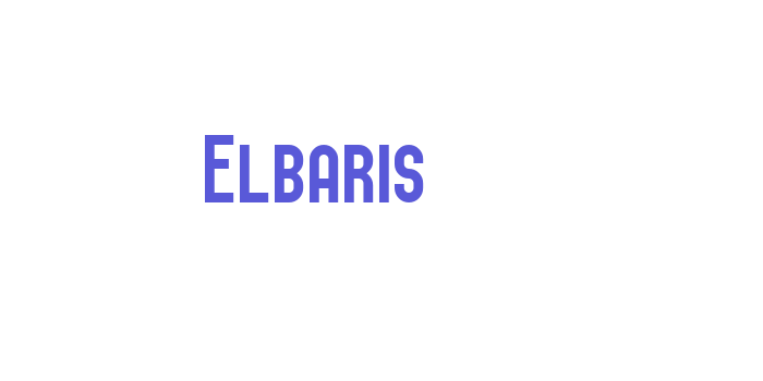 Elbaris Font Download