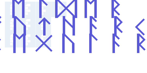 Elder Futhark Regular font