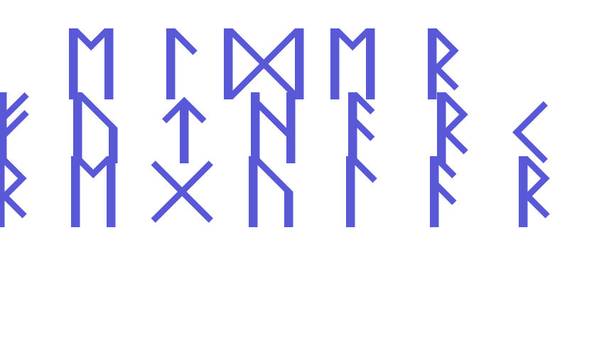 Elder Futhark Regular Font Download