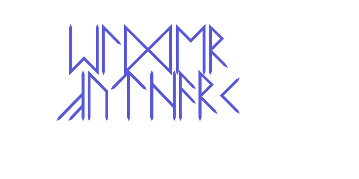 Elder Futhark Font