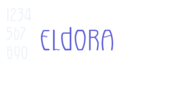 Eldora font free