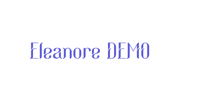 Eleanore DEMO Font Download