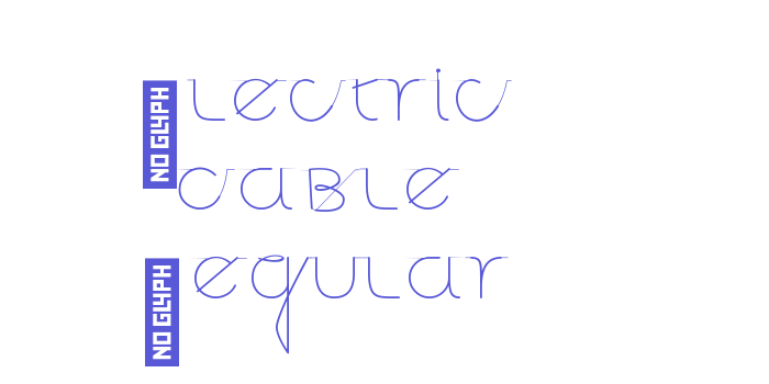 Electric Cable Regular Font Download