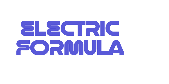 Electric Formula Font Download