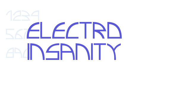 Electro insanity font free