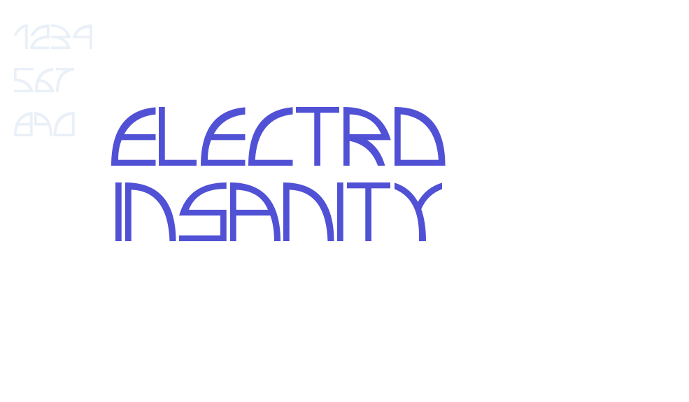 Electro insanity-font-download