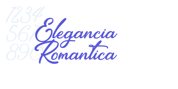 Elegancia Romantica font free