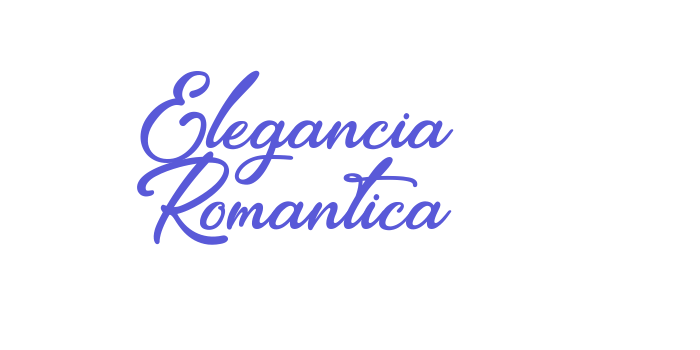 Elegancia Romantica Font Download