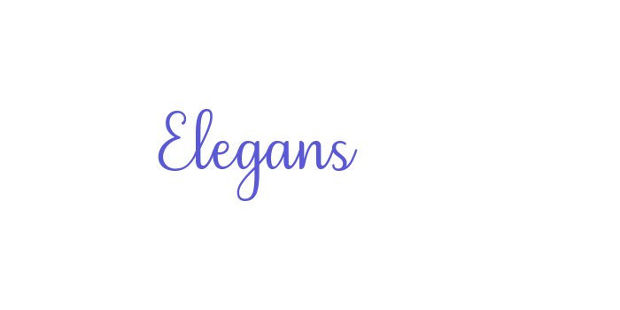 Elegans Font Download