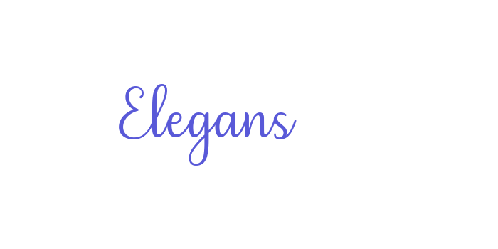 Elegans Font