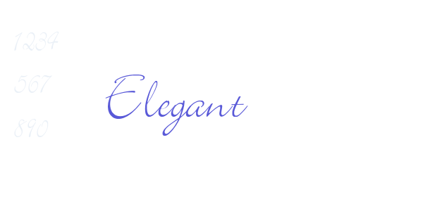 Elegant font free